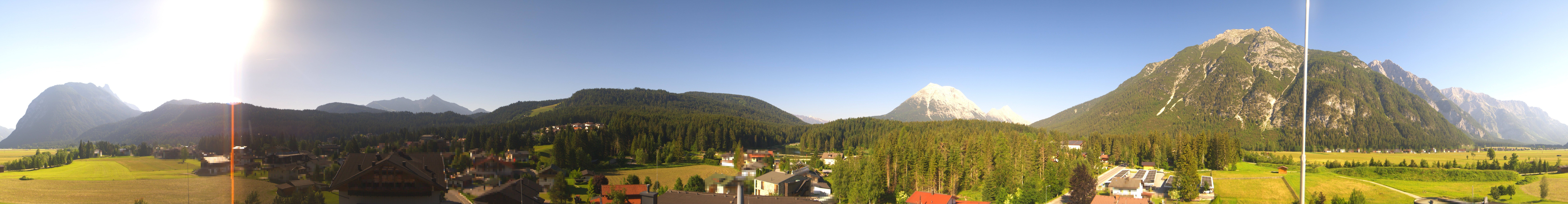 Archiv Foto Webcam Rundblick Leutasch
