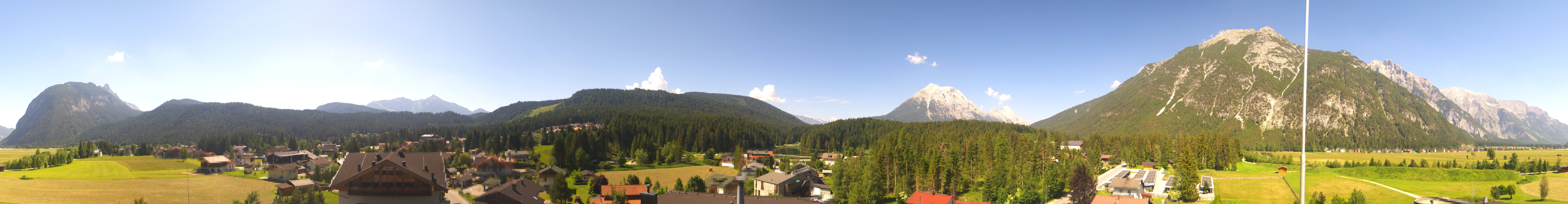 Archiv Foto Webcam Rundblick Leutasch