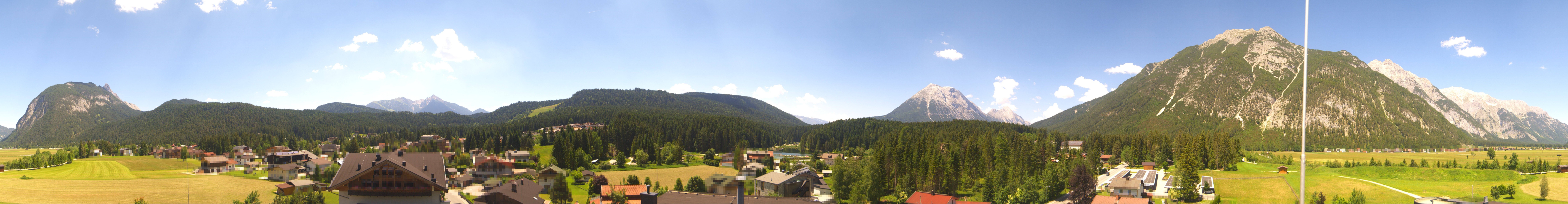 Archiv Foto Webcam Rundblick Leutasch