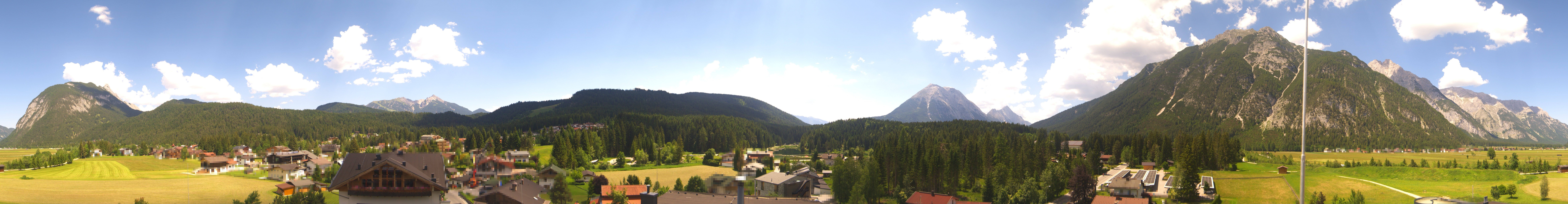 Archiv Foto Webcam Rundblick Leutasch