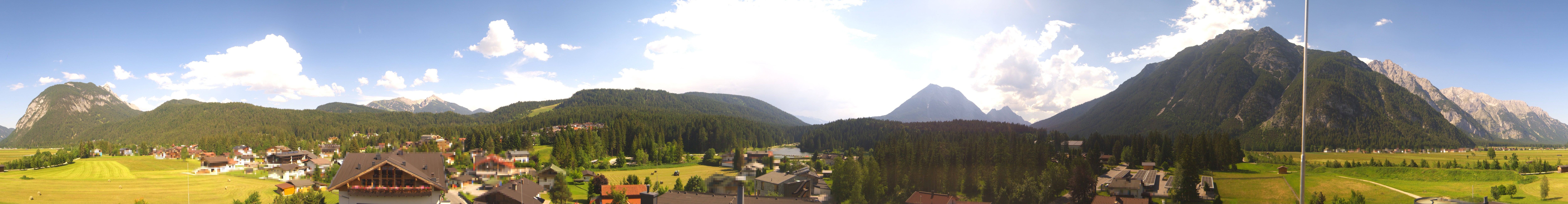 Archiv Foto Webcam Rundblick Leutasch