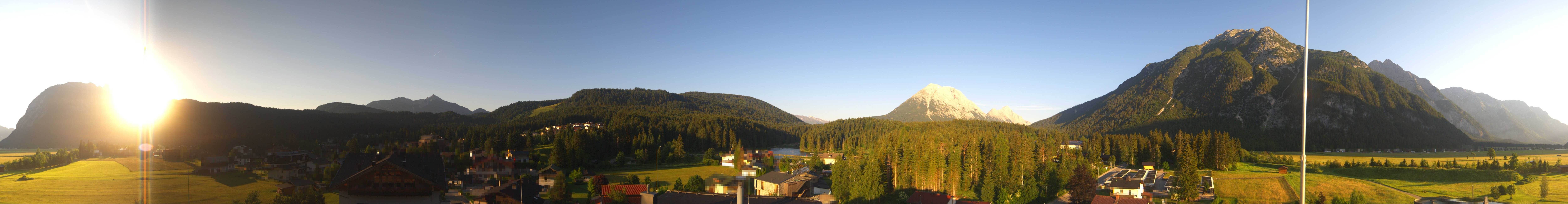 Archiv Foto Webcam Rundblick Leutasch
