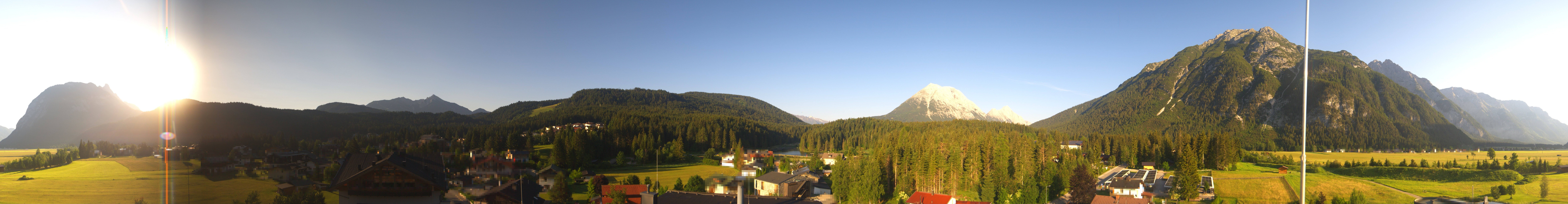 Archiv Foto Webcam Rundblick Leutasch