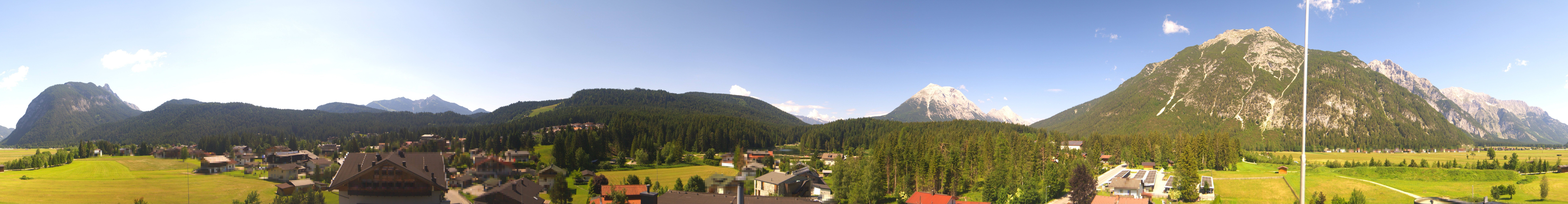 Archived image Webcam Leutasch Panorama