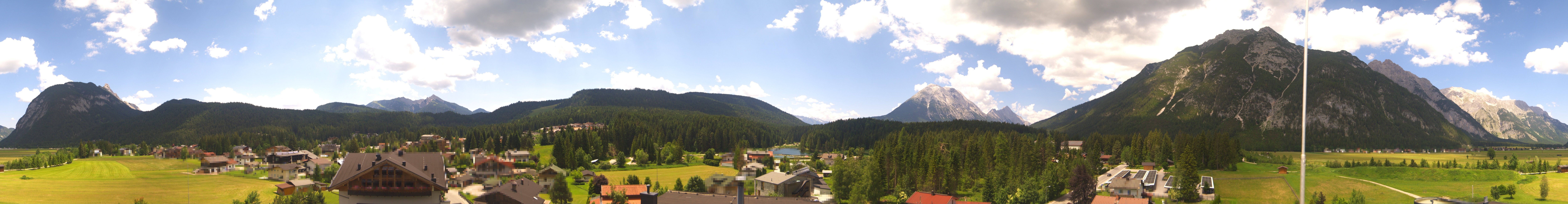 Archived image Webcam Leutasch Panorama