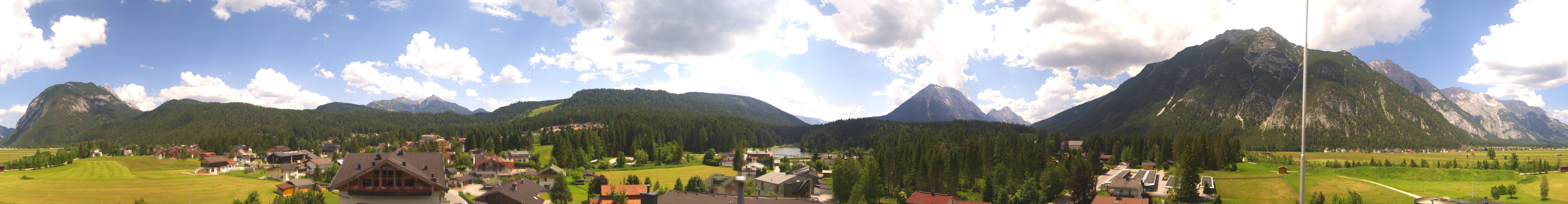 Archiv Foto Webcam Rundblick Leutasch