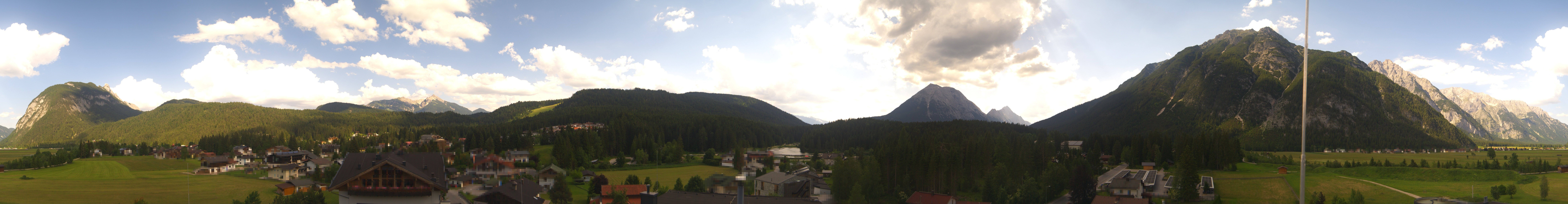 Archiv Foto Webcam Rundblick Leutasch