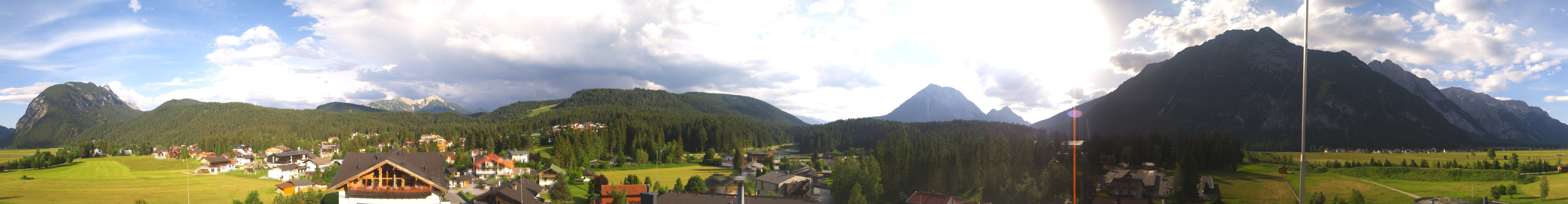 Archiv Foto Webcam Rundblick Leutasch