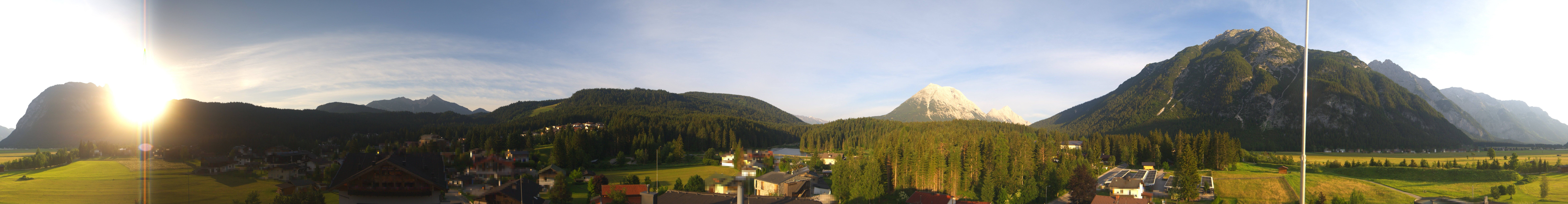 Archiv Foto Webcam Rundblick Leutasch
