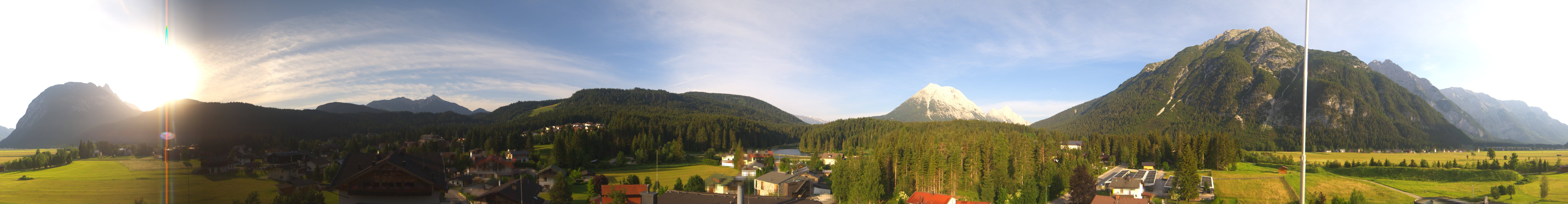 Archiv Foto Webcam Rundblick Leutasch