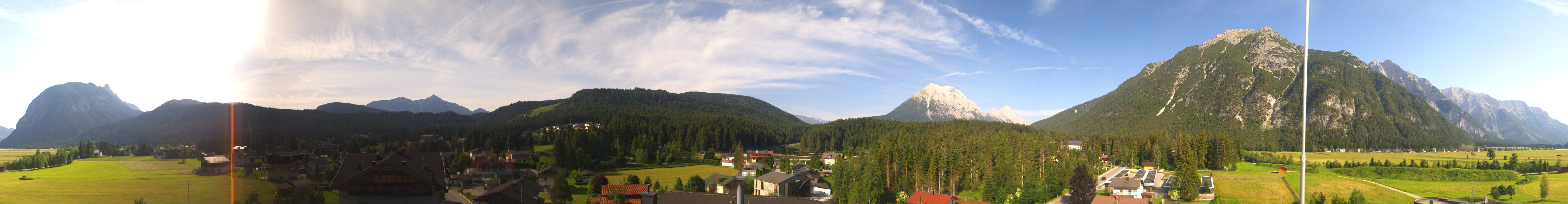 Archiv Foto Webcam Rundblick Leutasch