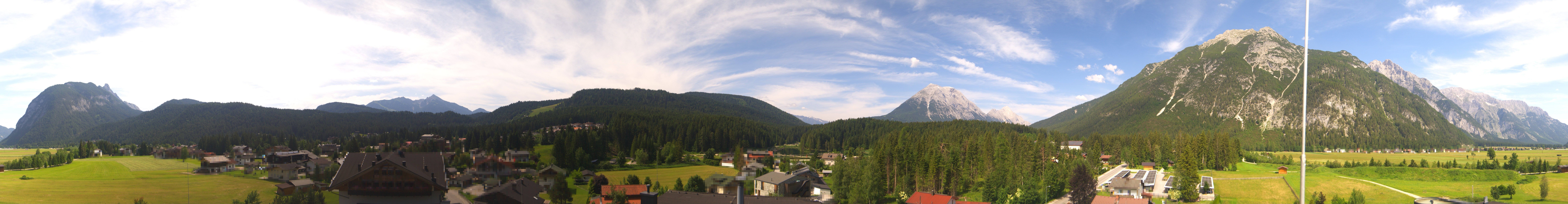 Archiv Foto Webcam Rundblick Leutasch