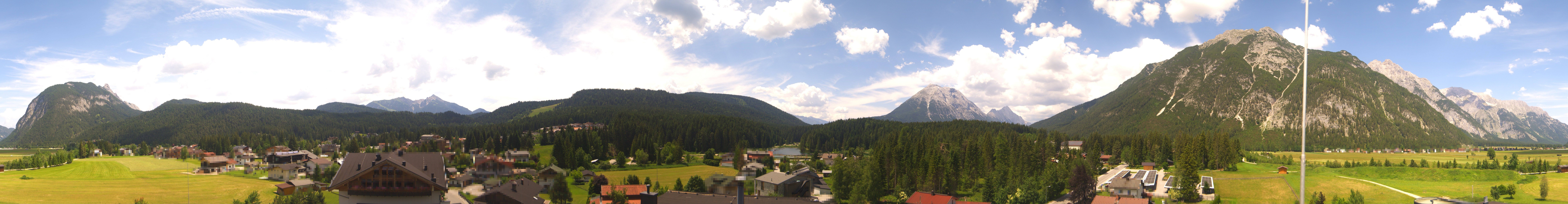Archiv Foto Webcam Rundblick Leutasch
