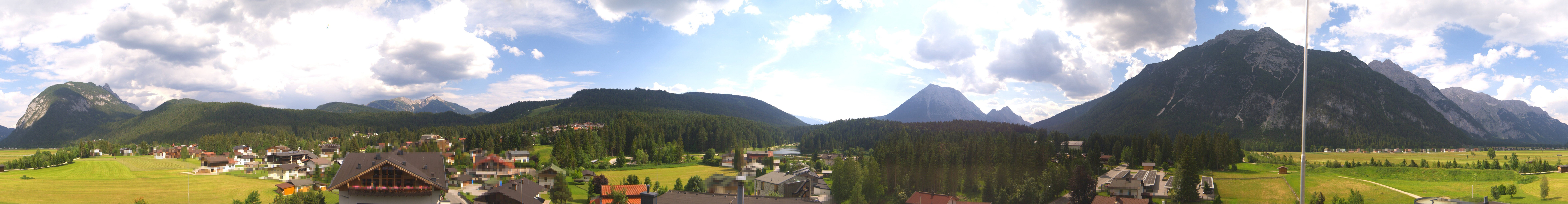 Archiv Foto Webcam Rundblick Leutasch