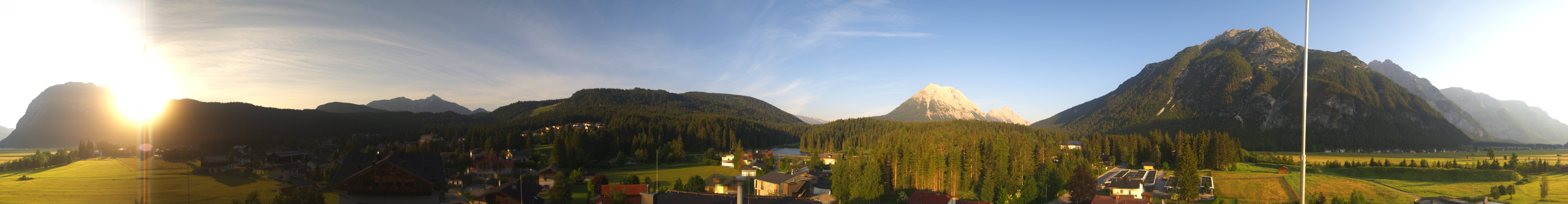 Archiv Foto Webcam Rundblick Leutasch