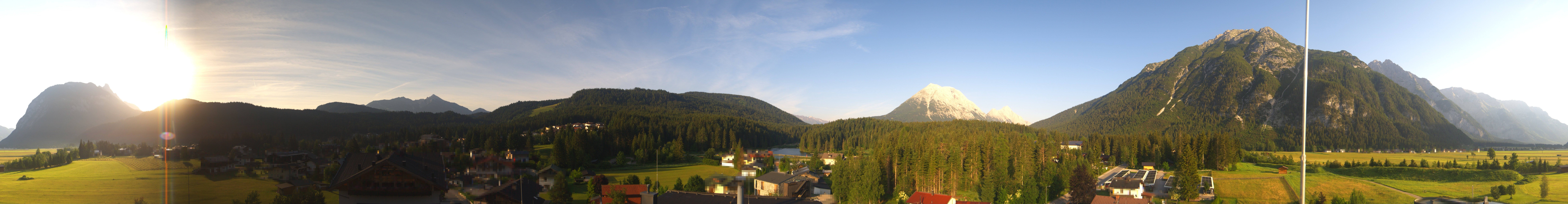 Archiv Foto Webcam Rundblick Leutasch
