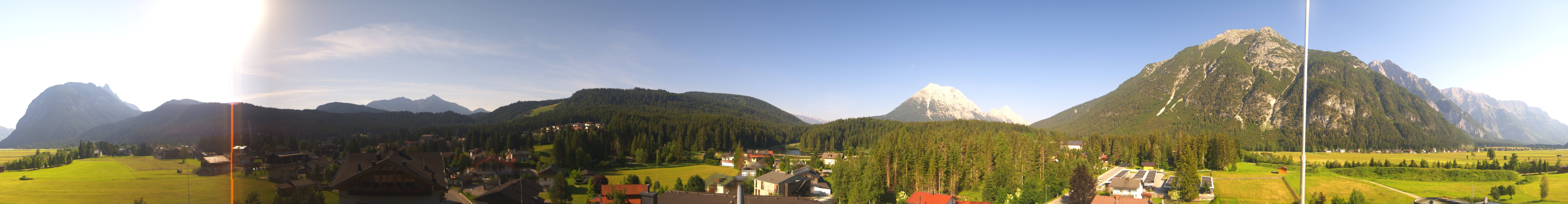 Archiv Foto Webcam Rundblick Leutasch