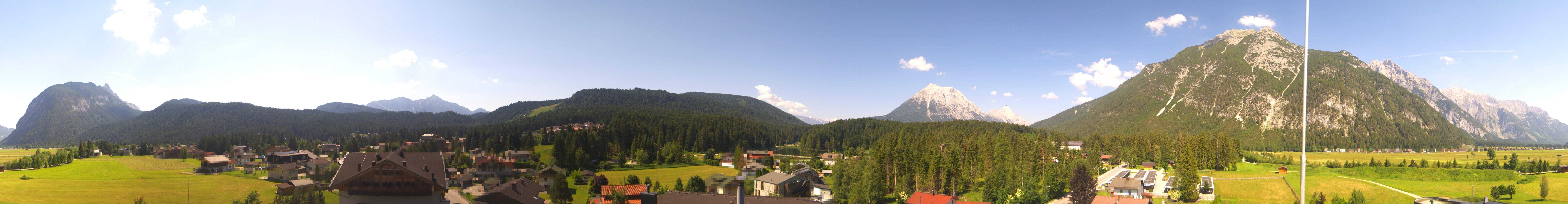 Archiv Foto Webcam Rundblick Leutasch