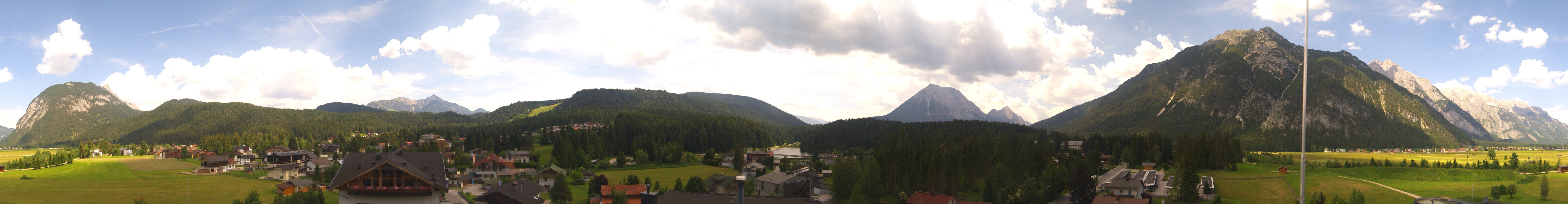 Archiv Foto Webcam Rundblick Leutasch