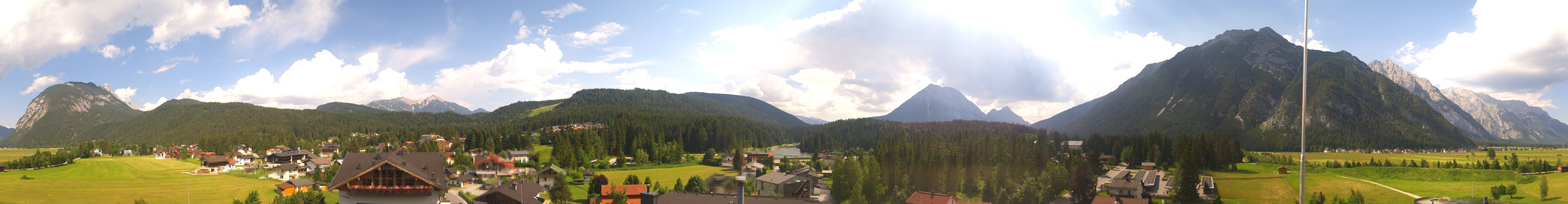 Archiv Foto Webcam Rundblick Leutasch