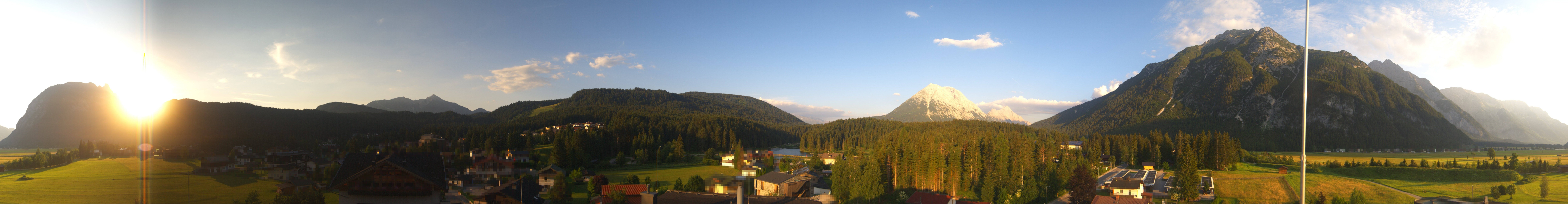 Archiv Foto Webcam Rundblick Leutasch