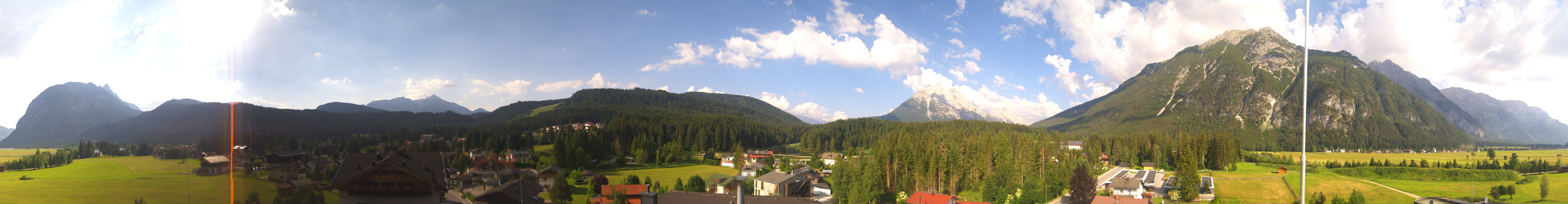 Archiv Foto Webcam Rundblick Leutasch
