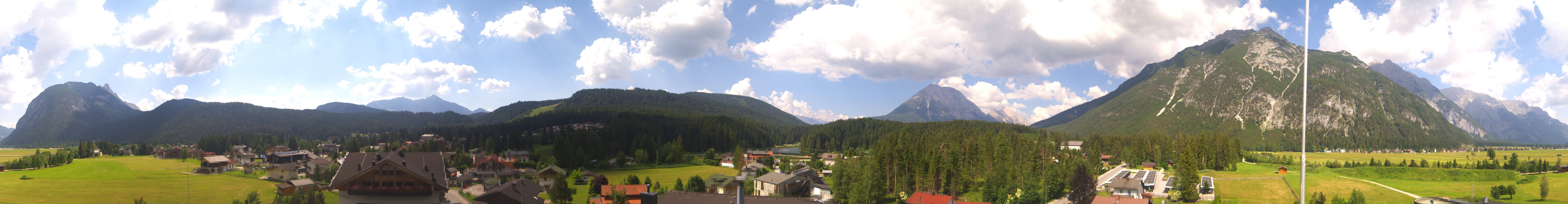 Archiv Foto Webcam Rundblick Leutasch