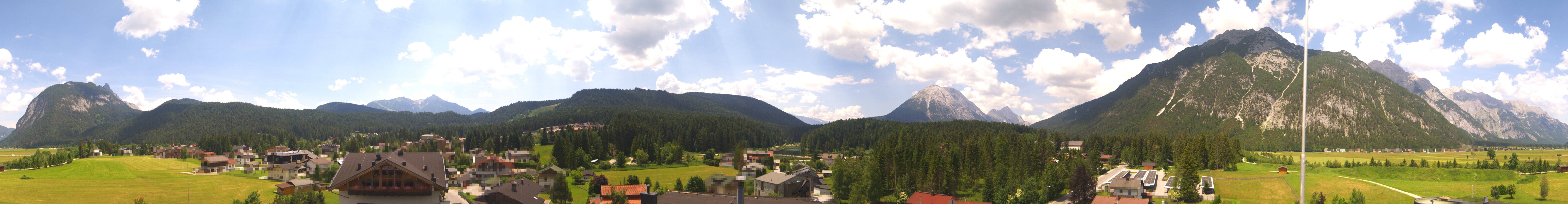 Archiv Foto Webcam Rundblick Leutasch
