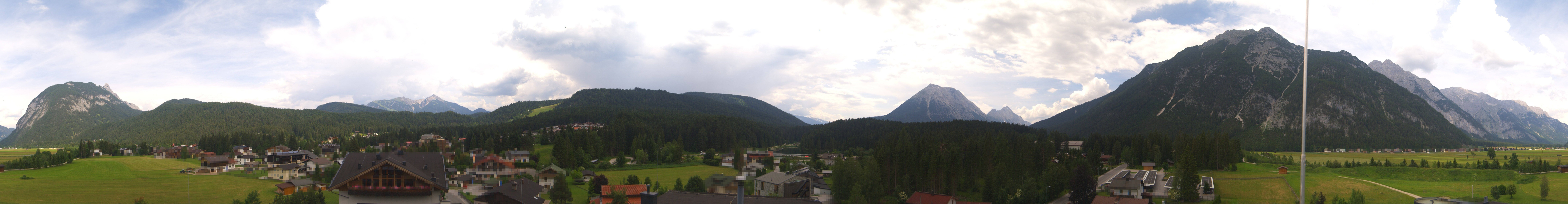 Archiv Foto Webcam Rundblick Leutasch