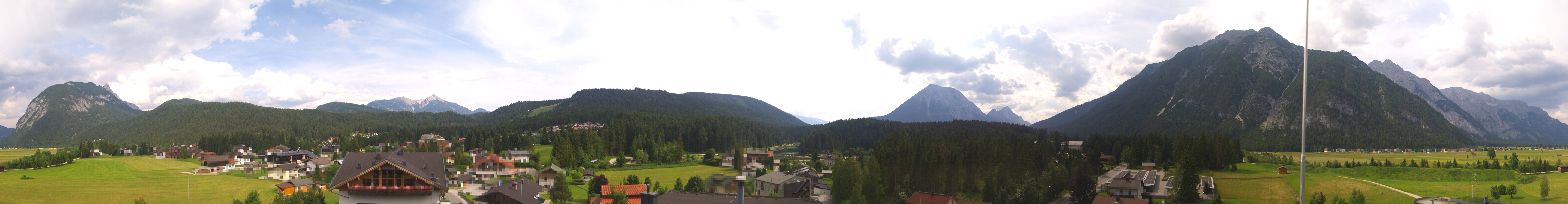 Archiv Foto Webcam Rundblick Leutasch