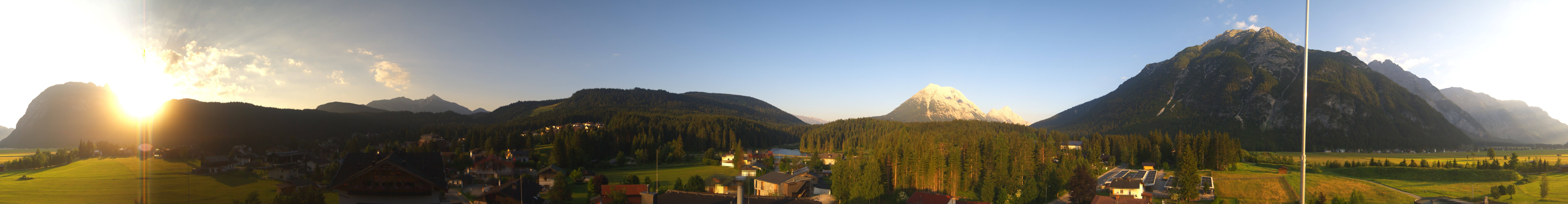 Archiv Foto Webcam Rundblick Leutasch