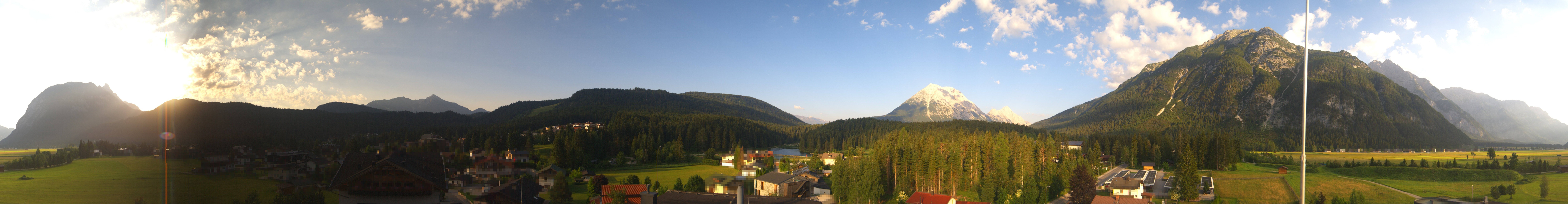 Archiv Foto Webcam Rundblick Leutasch