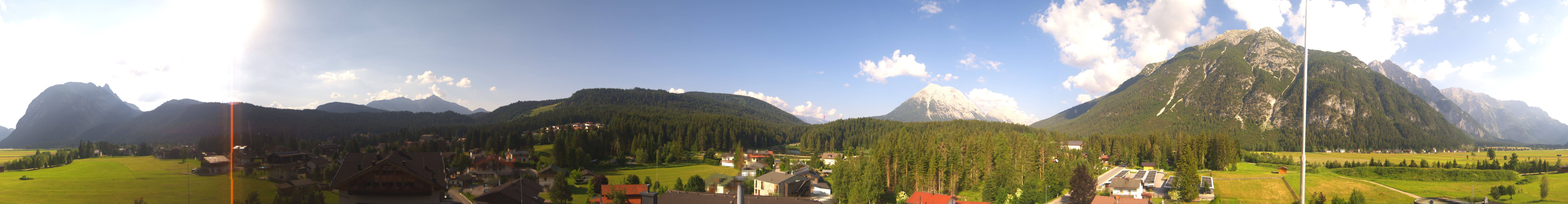 Archiv Foto Webcam Rundblick Leutasch