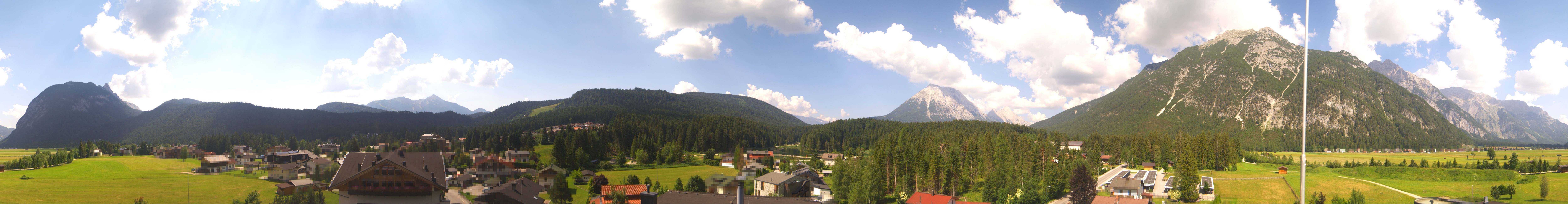 Archiv Foto Webcam Rundblick Leutasch