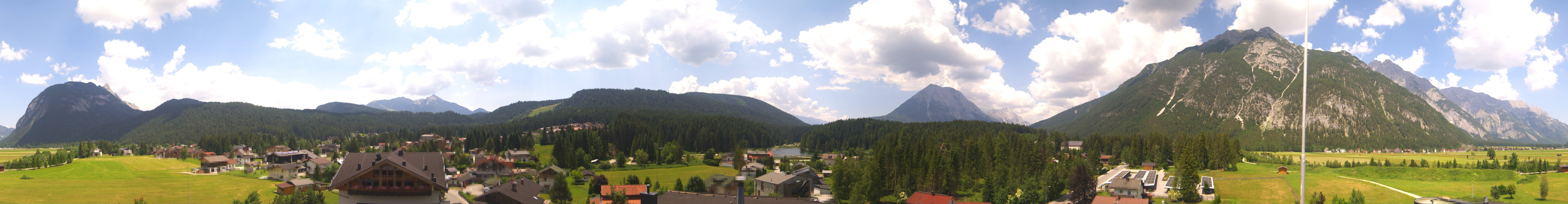 Archiv Foto Webcam Rundblick Leutasch