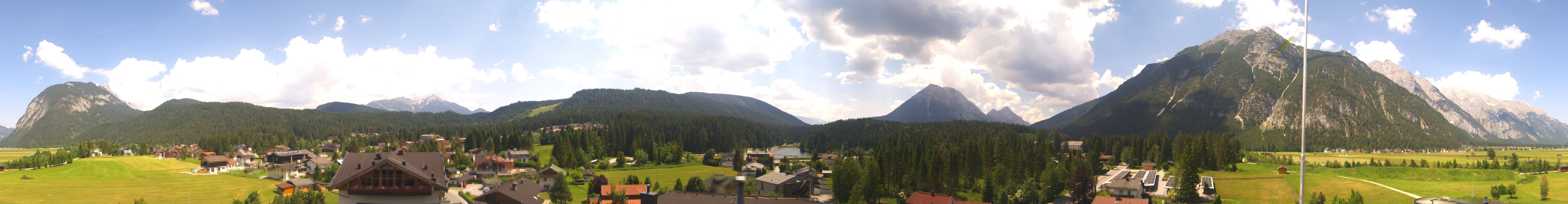 Archiv Foto Webcam Rundblick Leutasch