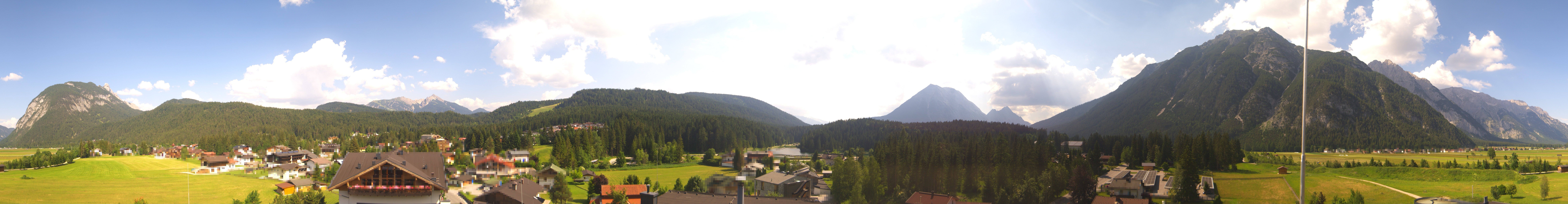 Archiv Foto Webcam Rundblick Leutasch