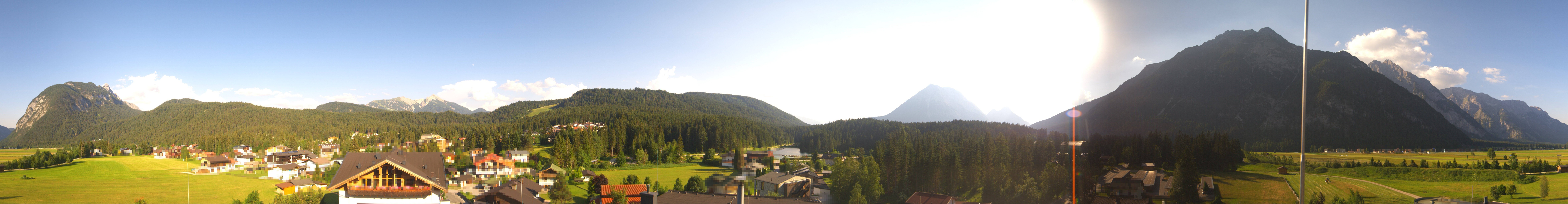 Archiv Foto Webcam Rundblick Leutasch