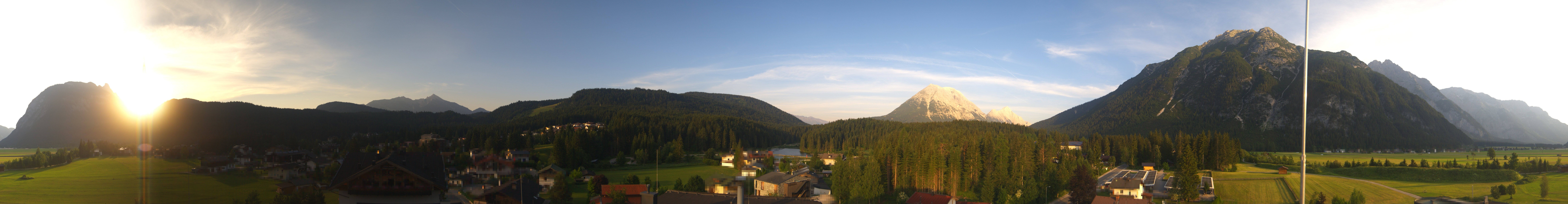 Archiv Foto Webcam Rundblick Leutasch
