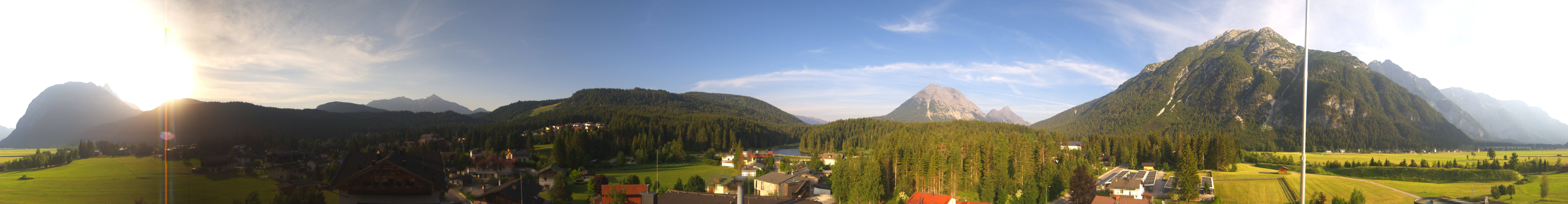 Archiv Foto Webcam Rundblick Leutasch