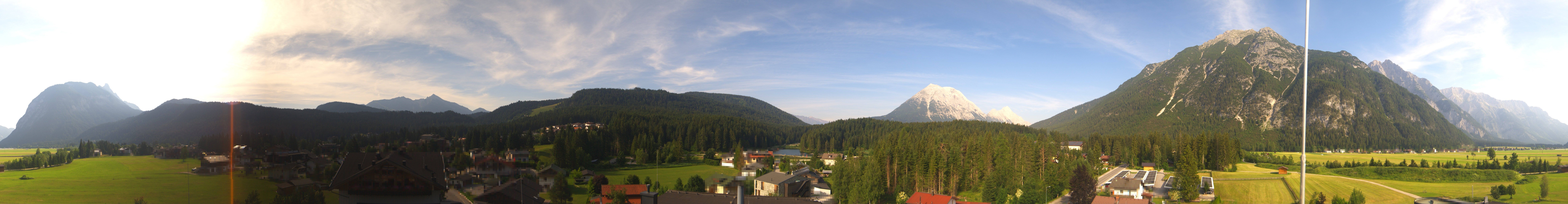 Archiv Foto Webcam Rundblick Leutasch