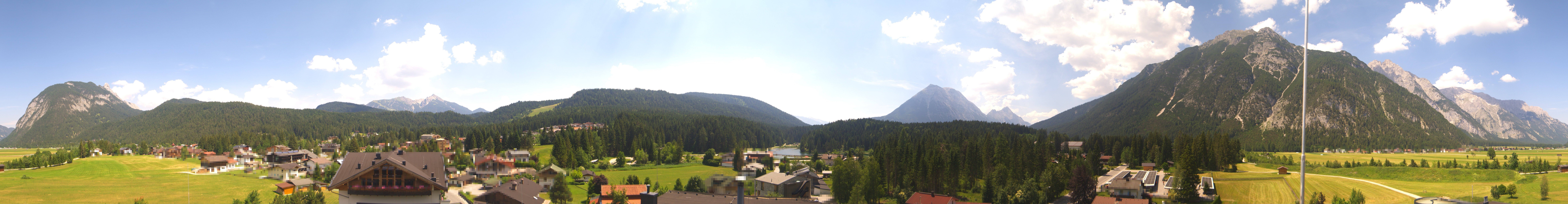 Archived image Webcam Leutasch Panorama