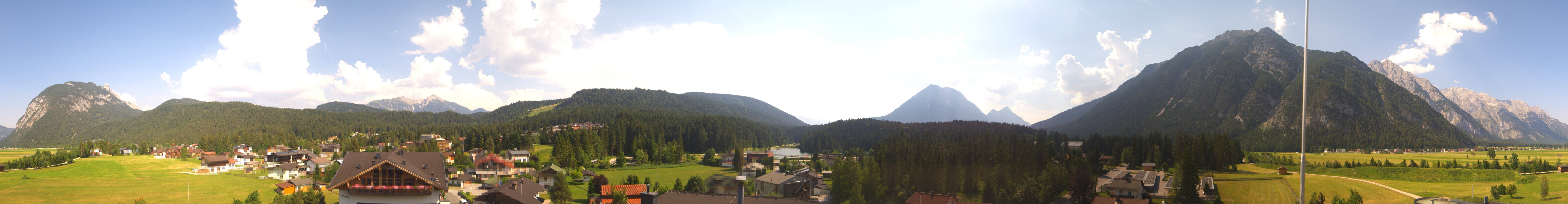 Archiv Foto Webcam Rundblick Leutasch