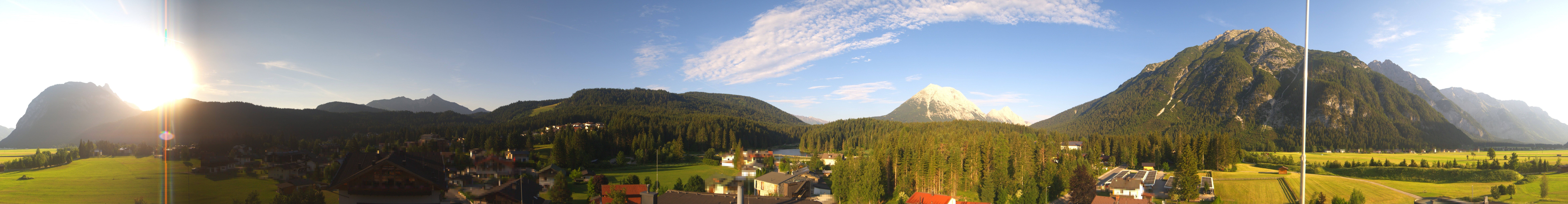 Archiv Foto Webcam Rundblick Leutasch
