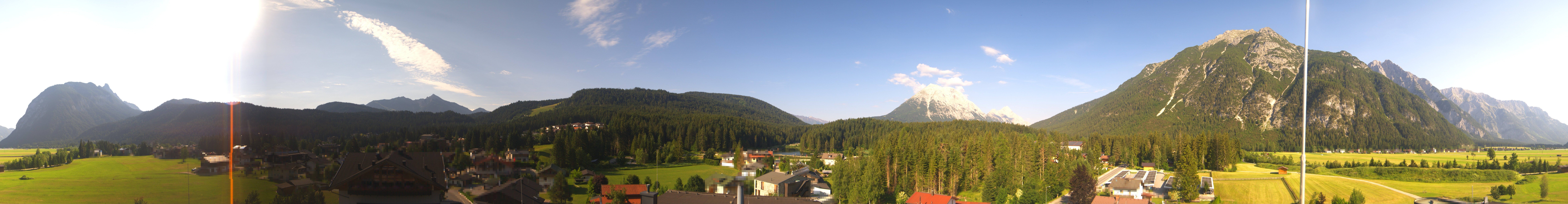Archiv Foto Webcam Rundblick Leutasch