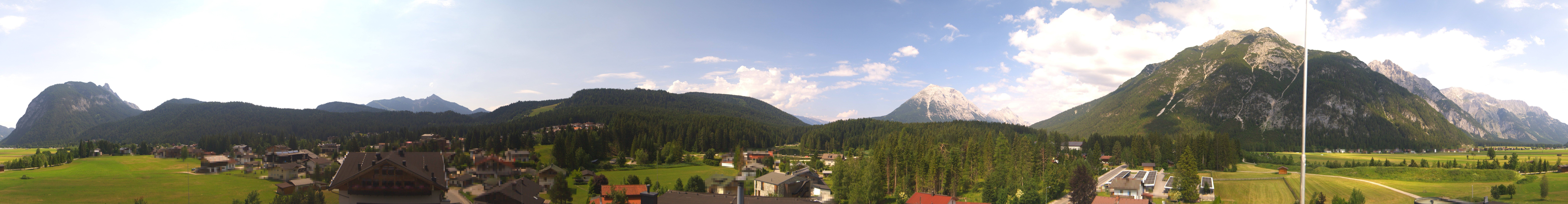 Archiv Foto Webcam Rundblick Leutasch