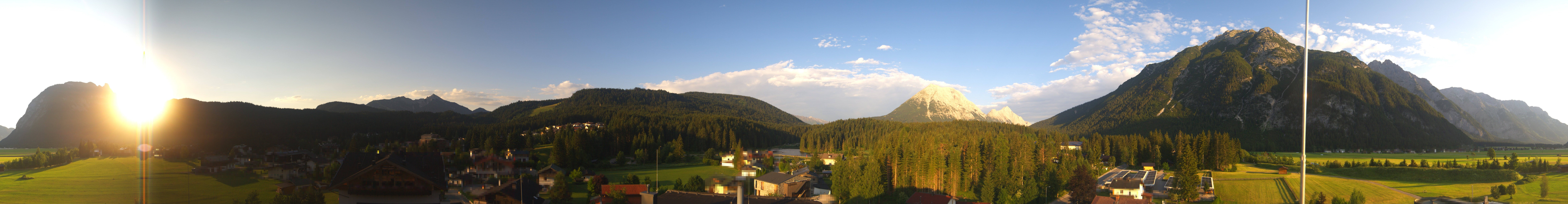 Archived image Webcam Leutasch Panorama