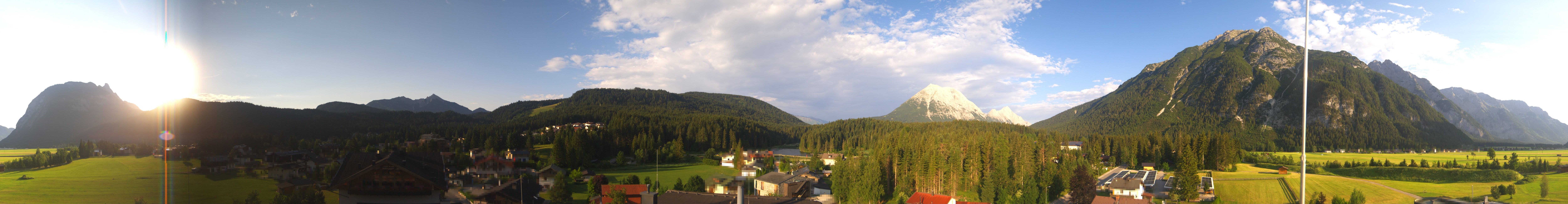 Archived image Webcam Leutasch Panorama