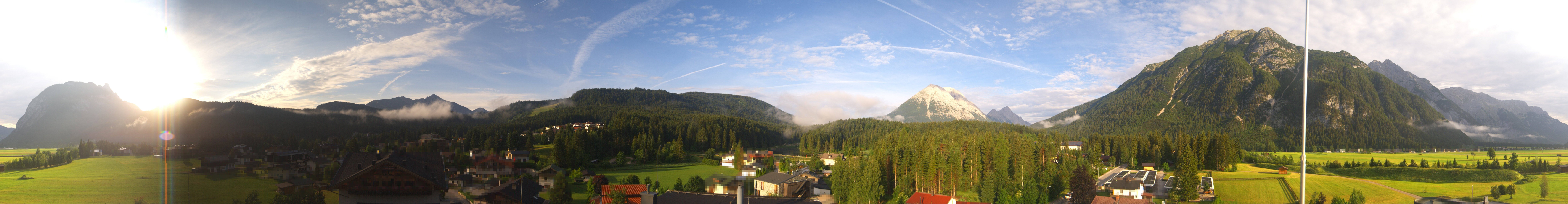 Archiv Foto Webcam Rundblick Leutasch