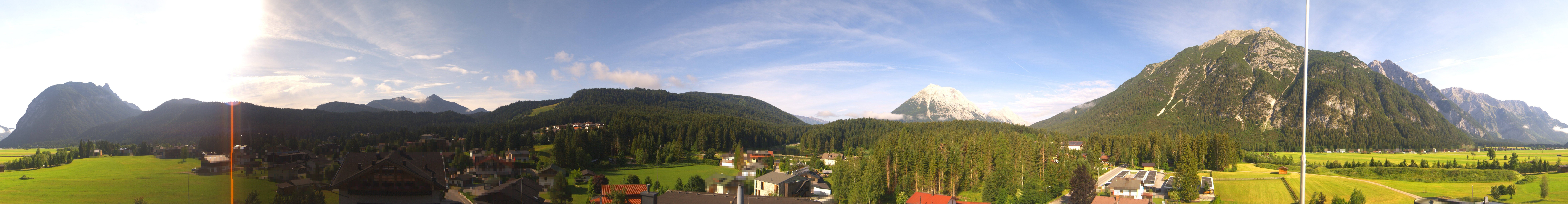 Archiv Foto Webcam Rundblick Leutasch